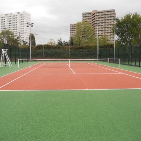  Revêtement acrylique pour terrains de sport et zones piétonnières | Eurosolsport - EUROPEENNE TECHNIQUES DIFFUSION