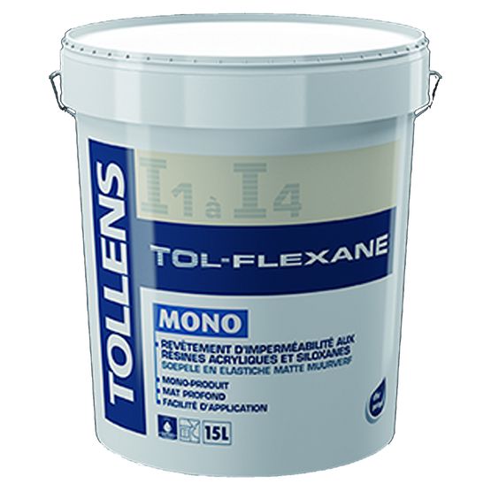 Revêtement d&#039;imperméabilité de façade mono-produit mat | Tol-Flexane Mono