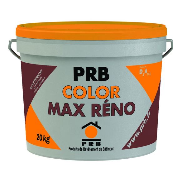 Revêtement D3 structuré pour rénovation de façade | PRB Color Max Reno