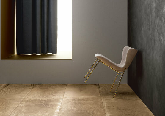  Revêtement de mur et de sol en grès cérame effet ciment/résine | Magneto  - Revêtements en matériaux naturels