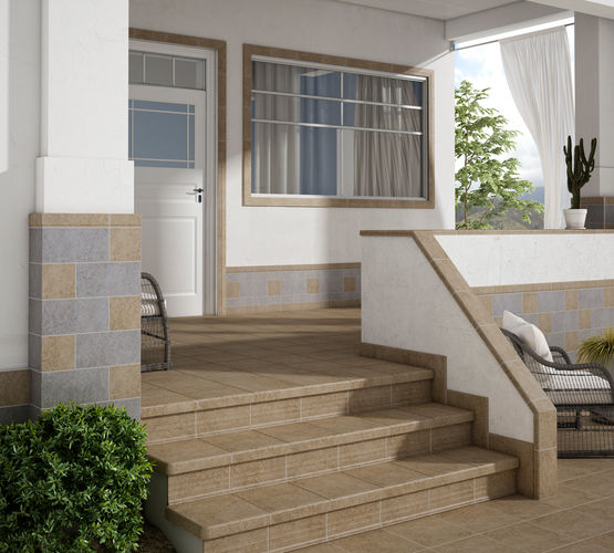  Revêtement de sol antibactérien et antiviral en grès cérame à finition antidérapante | Série Volcano - Carrelages en pierre naturelle ou reconstituée