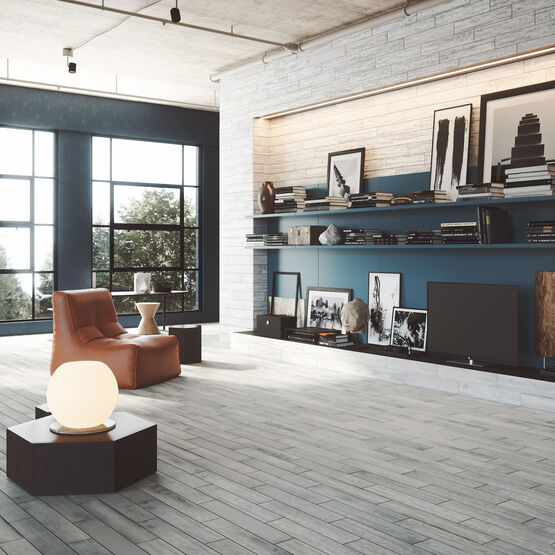 Revêtement de sol céramique format allongé | YAKARTA GRIS PLACKET - produit présenté par MONOPOLE LAB SL