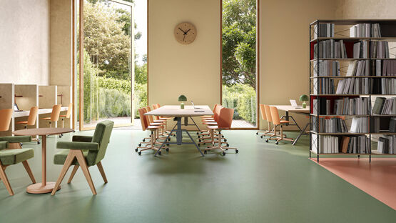 Revêtement de sol en linoléum | Lino Materiale - produit présenté par TARKETT