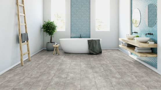  Revêtement de sol parquet stratifié haute gamme imitation carrelage hydrofuge pour usage commercial et résidentiel collection | B02 - TER HUERNE GMBH & CO.KG