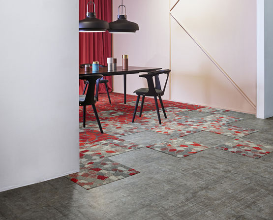  Revêtement de sol vinyle en dalles Level Set Stones | LVT Level Set Stones - Dalles vinyle ou PVC