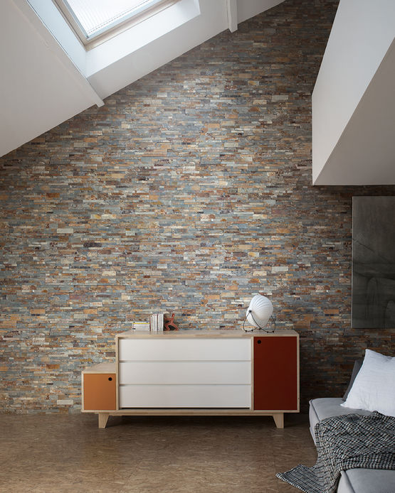  Revêtement décoratif en ardoise naturelle pour murs intérieurs | DECOPANEL MULTICOLOR - CUPA STONE