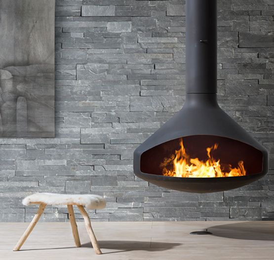Revêtement décoratif en ardoise traditionnelle pour murs intérieurs | DECOPANEL ARDOISE