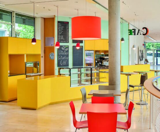 Revêtement Solid Surface | HIMACS matériau hygiénique thermoformable pour établissements éducatifs