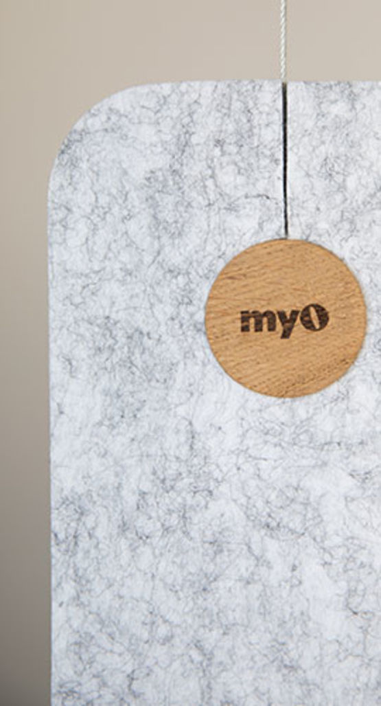 Rideau, écran et séparateur acoustique en polyester | Kinô - produit présenté par MYO - MYOPENSPACE