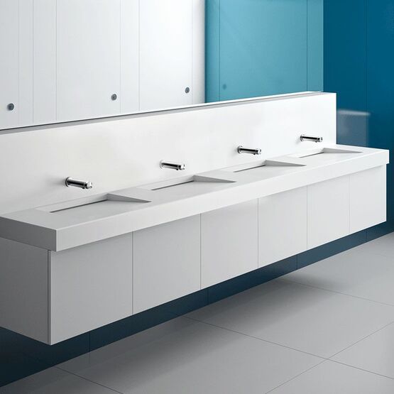  Robinet poussoir de lavabo temporisé | TEMPOSOFT 2  - DELABIE