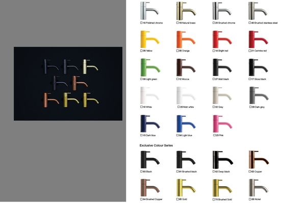 Robinetterie VOLA Design Arne Jacobsen nos couleurs exclusives