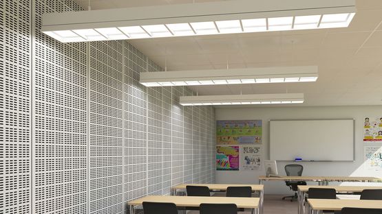 Rockfon VertiQ® Metal | Panneau mural acoustique en laine de roche et finition métal - ROCKFON