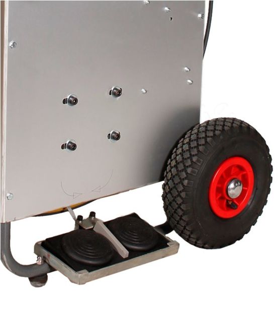 Rotobrosse électrique 750 W en chariot pour nettoyage conduit de ventilation | PROGALVA ENERGIES - produit présenté par PROSYNERGIE