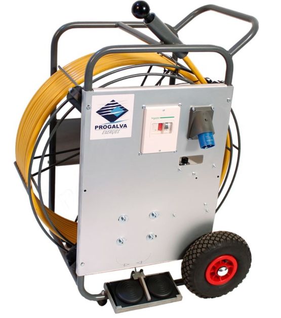  Rotobrosse électrique en chariot pour nettoyage de conduit de ventilation | PROGALVA ENERGIES - Bouches de ventilation