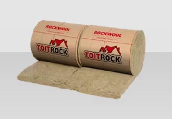  Rouleau en laine de roche avec pare-vapeur pour isolation de combles | Toitrock kraft - ROCKWOOL
