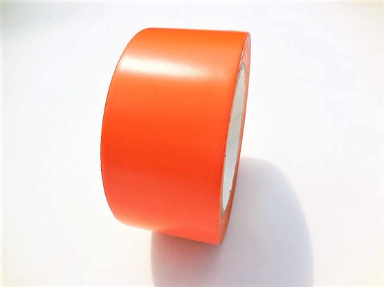  Ruban adhésif PVC orange pour les travaux du BTP | ADHESIF PVC ORANGE ADH-PVCOR - KINGPRO