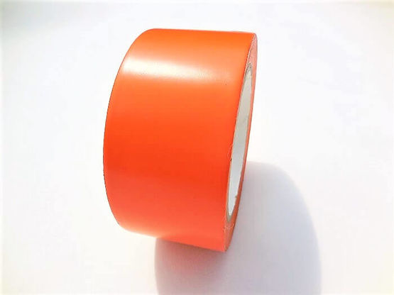 Ruban adhésif PVC orange pour les travaux du BTP | ADHESIF PVC ORANGE ADH-PVCOR   - KINGPRO