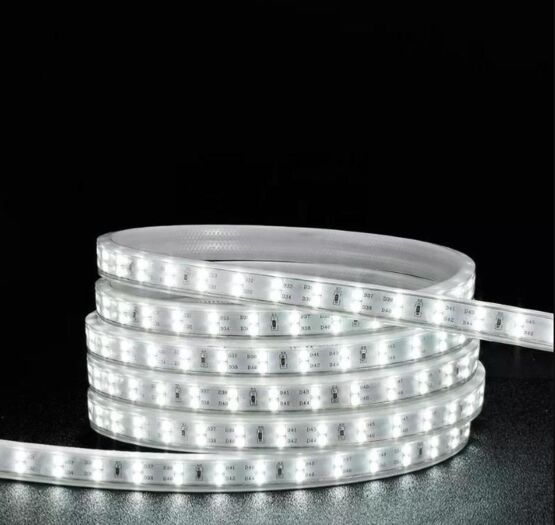 Ruban LED 220V recoupable | 50 m double rangée IP65 haute puissance
