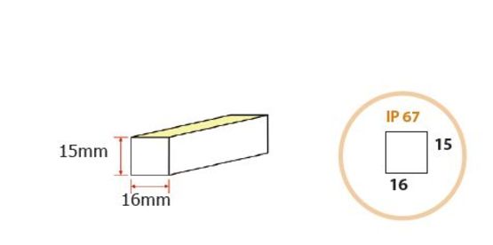  Ruban LED | Neon Flex Led Top View 1615 - 10W - IP67 - Structures lumineuses