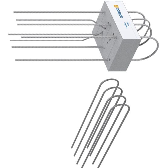  Rupteur de pont thermique pour acrotères et garde-corps en ITE | Isokorb A - Rupteurs de ponts thermiques