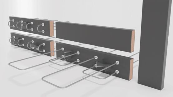 Rupteur de pont thermique pour la liaison façade/refend | Slabe RF - COHB