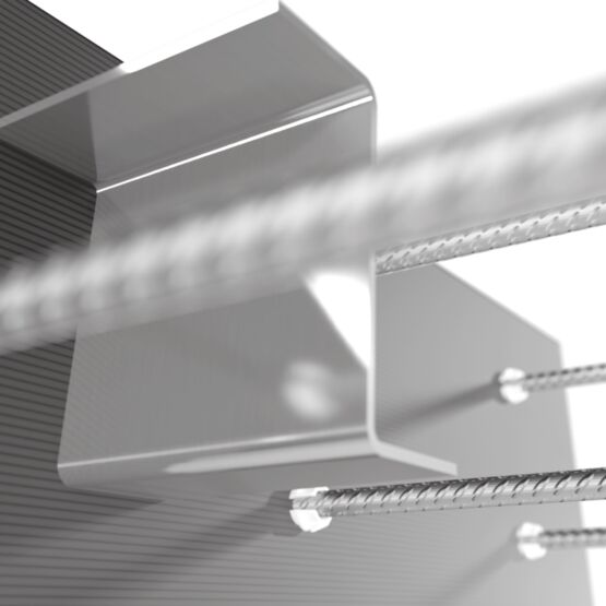 Rupteur de pont thermique pour la liaison façade/refend | Slabe RF - Rupteurs de ponts thermiques