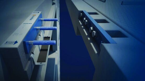  Rupteur thermique d'ancrage modulaire de balcon préfabriqué en façade | Isokorb IQ - SCHÖCK