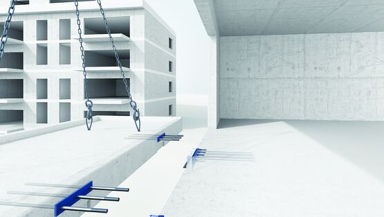  Rupteur thermique d'ancrage modulaire de balcon préfabriqué en façade | Isokorb IQ - Rupteurs de ponts thermiques