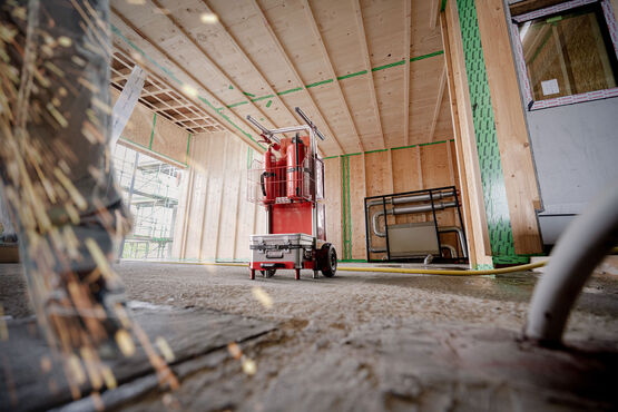 SafeCaddy sur un chantier