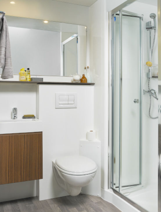 Salle de bain préfabriquée compacte pour le neuf ou la rénovation | Gamme BAUDET INTIAL | HYOTIS