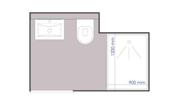 Salle de bain préfabriquée spacieuse et design | DIMENSIO 120 | Gamme BAUDET SMART - produit présenté par BAUDET
