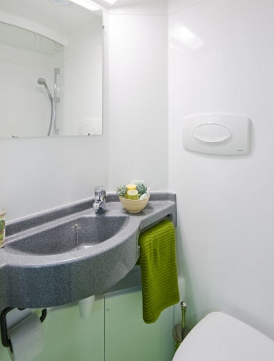  Salle de bain préfabriquée ultra-compacte | ONYX | Gamme BAUDET INTIAL - Salle de bain monobloc