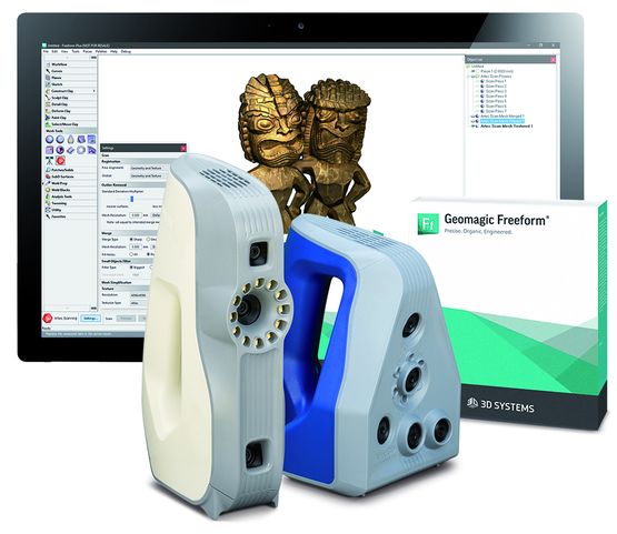Scanner intégré à un logiciel 3D dédié à la capture d&#039;objets organiques | Geomatic Freeform