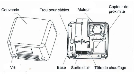  Sèche mains en ABS pour collectivités | 23624  - KING D'EAU