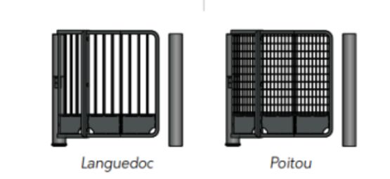 Sélectif d’accès | U oscillant Optimum+ réhaussé en acier - produit présenté par SEMCO