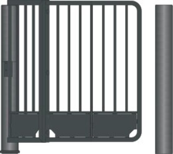 Sélectif d’accès | U oscillant Optimum+ réhaussé en acier - produit présenté par SEMCO