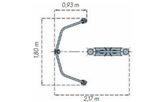  Sélectif de passage piétons | Passage piétons avec Pass’Vélos pour accès cyclable sécurisé - Porte spéciale
