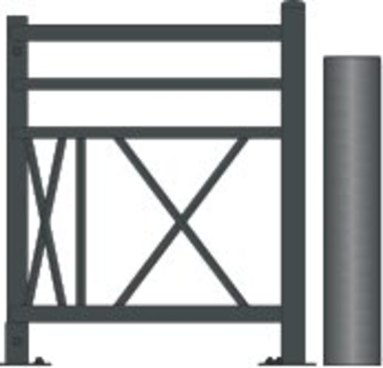  Sélectif de passage piétons | Passage piétons fixe sur platine - Signalétique de sécurité