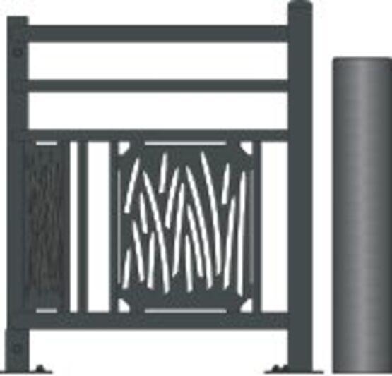 Sélectif de passage piétons | Passage piétons fixe sur platine - produit présenté par SEMCO