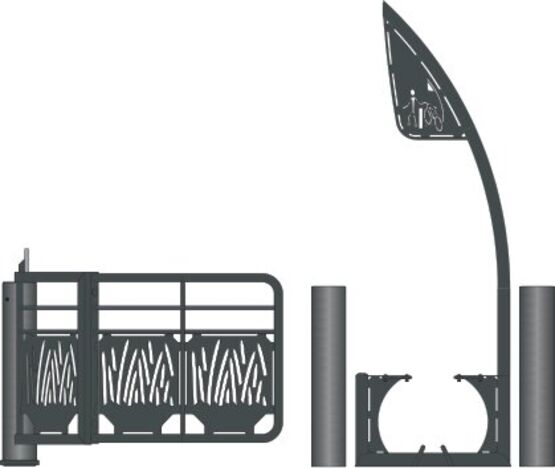  Sélectif de passage | U oscillant Optimum+ avec Pass’Vélos - Tourniquets