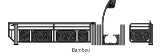  Sélectif grande largeur | Sélectif avec Pass’Vélos et U oscillant standard pour contrôle d’accès - Porte spéciale