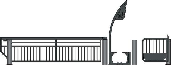  Sélectif grande largeur | Sélectif avec Pass’Vélos et U oscillant standard pour contrôle d’accès - Barrières de ville