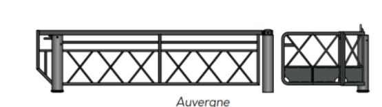  Sélectif grande largeur | Sélectif avec U oscillant Optimum+ pour contrôle d'accès - Gamme de mobilier, autre mobilier