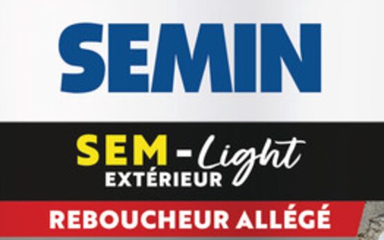 SEM-LIGHT EXTERIEUR | Enduit de rebouchage allégé - produit présenté par SEMIN