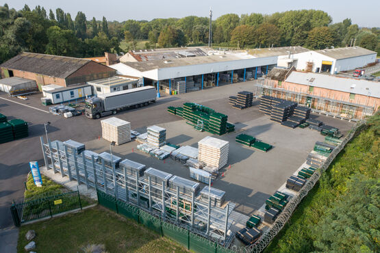  Service logistique | Stockage temporaire de pièces métalliques sur site sécurisé - PROMERAC