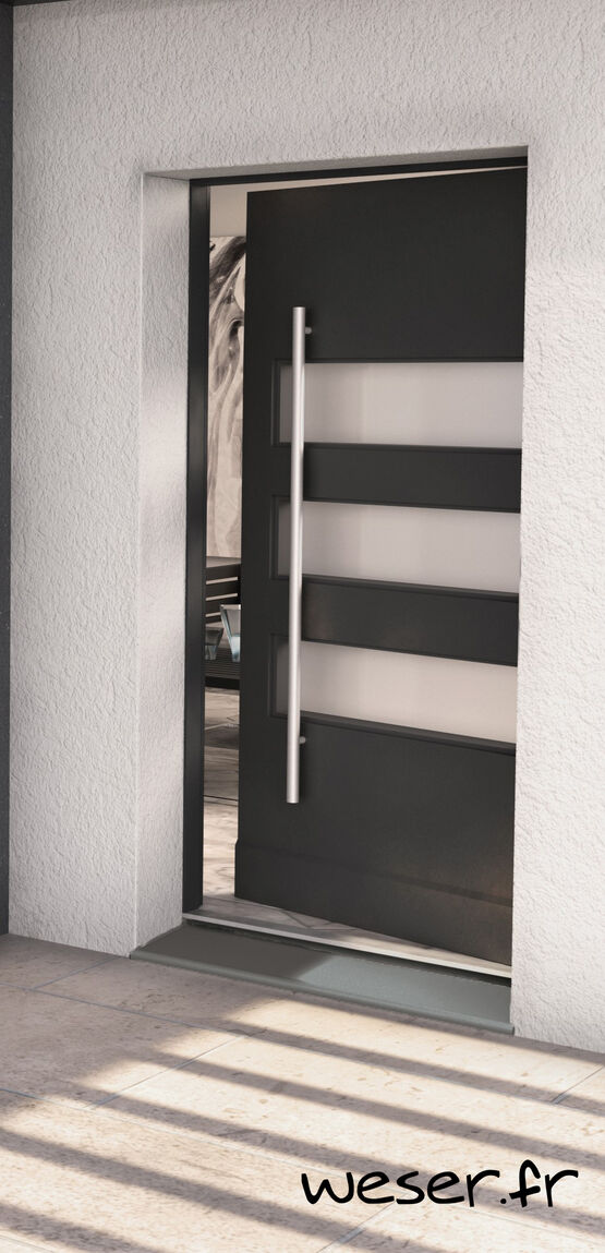  Seuil de porte monobloc conçu en T en pierre reconstituée | OPTI&#039;ONE 35&amp;40  - Lucarnes, encadrements, linteaux, appuis préfabriqués