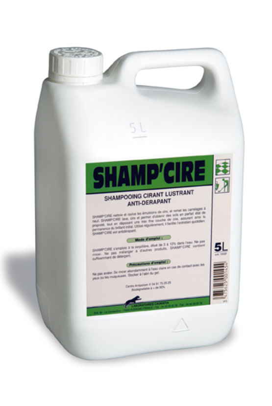 Shampooing antidérapant nourrissant et cirant pour les sols | CADENTIA SHAMP’CIRE