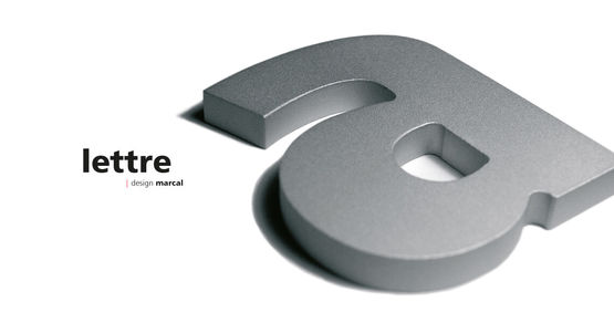  Signalétique design | Lettre - MARCAL SIGNALÉTIQUE