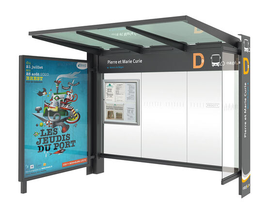  Signalisation station de bus | GAMME MOSELLE - SOLUVELOS