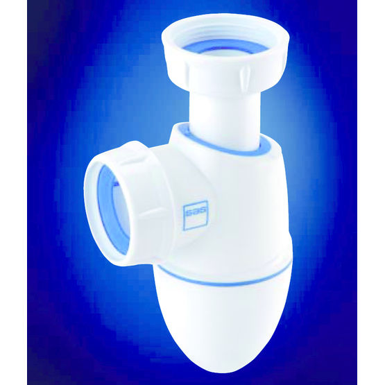 Siphon bi-matière à joints intégrés réglable en hauteur pour lavabo ou évier | Easyphon